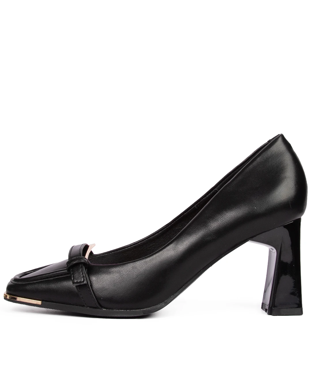 کفش پاشنه‌ دار زنانه 7 سانت مشکی کد MD328