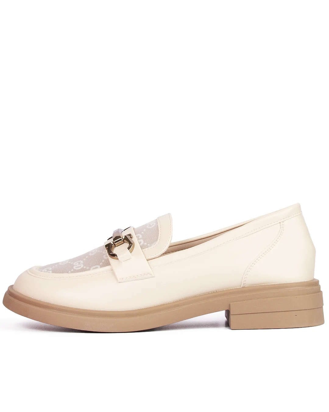 کفش لوفر زنانه وارداتی سفید کد 9-717