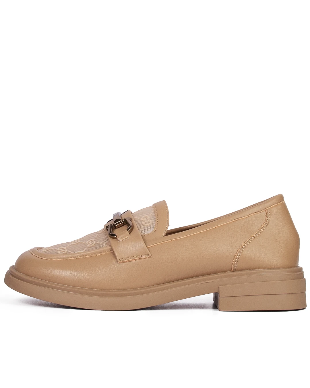 کفش لوفر زنانه وارداتی خاکی کد 9-717