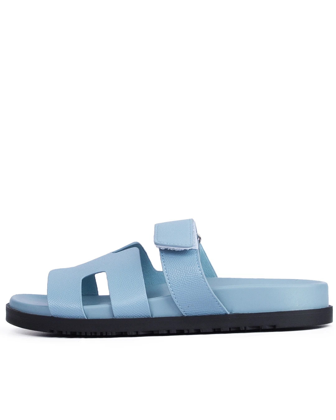 صندل زنانه هرمس لژدار آبی کد 601