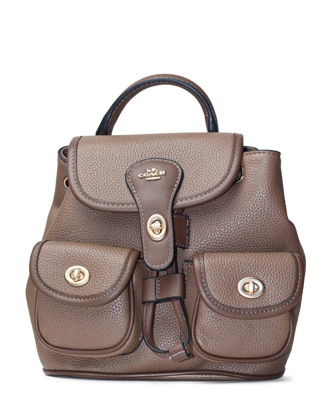 کوله‌ پشتی زنانه مستر کوالیتی فول پک کوچ Coach مدل 2512 نسکافه ای