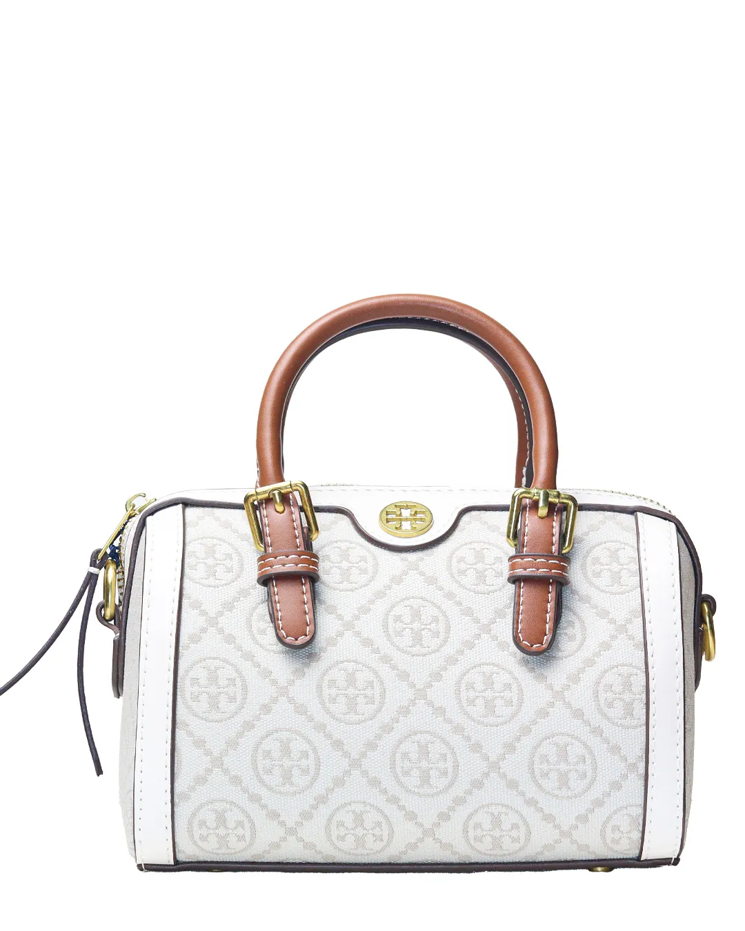 کیف دستی و دوشی زنانه مستر کوالیتی فول پک صندوقی توری برچ Tory Burch مدل T5 سفید
