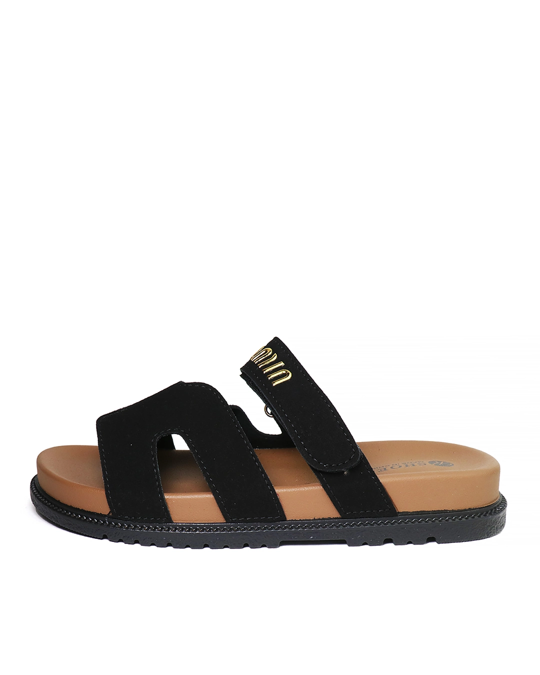 صندل زنانه وارداتی کی شوز K Shoes مدل 72-516 طرح میو میو MIU MIU مشکی