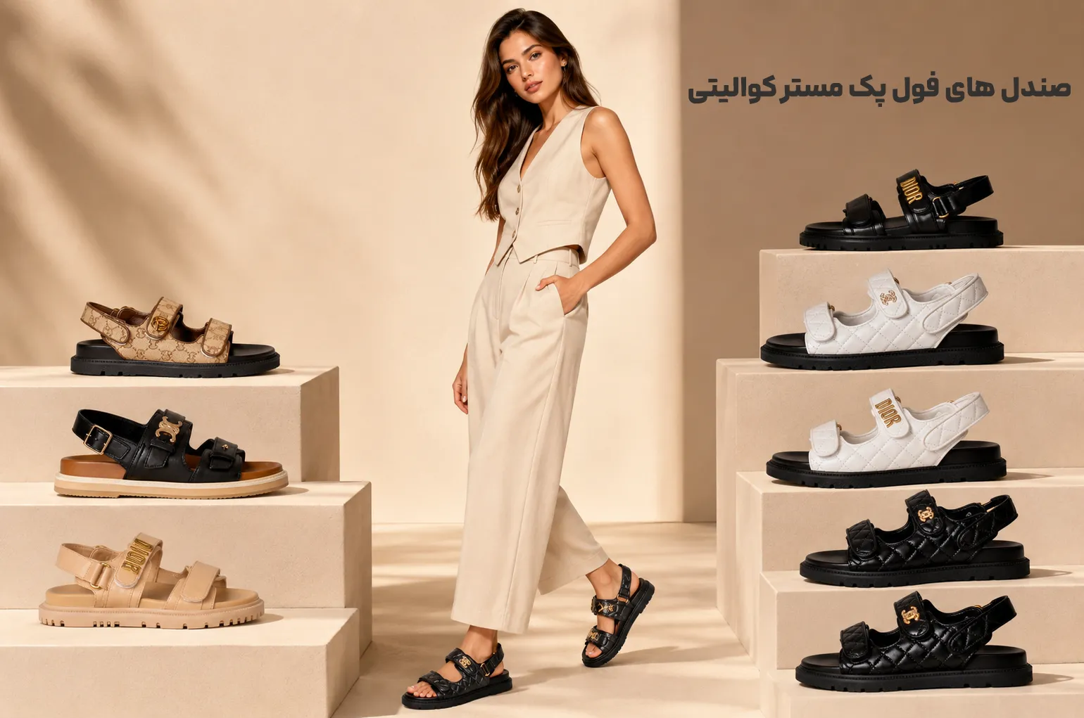 اسلایدر سوم موبایل صندل های وارداتی مستر کوالیتی